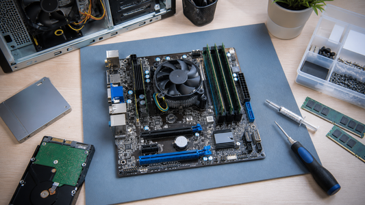 Simulated professional repair scene for Repair or Upgrade an Old Computer? A Sensible Way To Decide