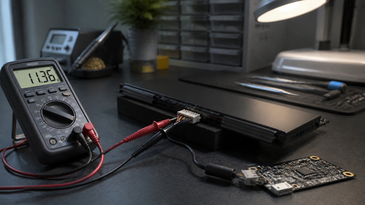 Simulated professional repair scene for Business Laptop Battery: Battery protection lockout