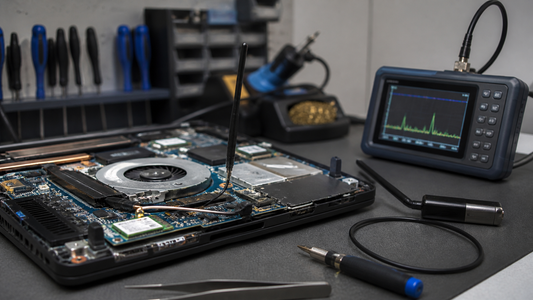 Simulated professional repair scene for Wi-Fi Keeps Dropping on One Computer? It May Not Be the Router