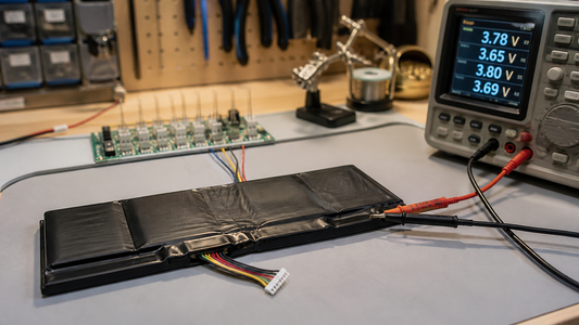 Simulated professional repair scene for Business Laptop Battery: Battery cell imbalance