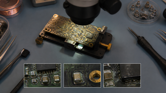 Simulated professional repair scene for Liquid Damage Weeks Later: Why Problems Can Appear Slowly