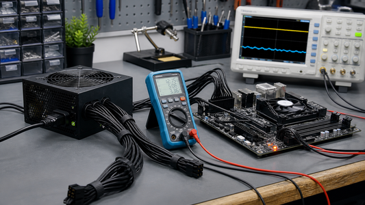 Simulated professional repair scene for Custom PC Cable Management: Reliability Comes Before Looks