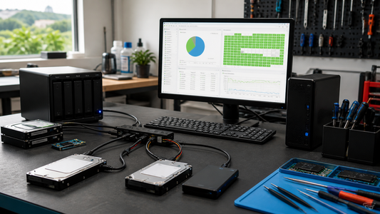 Simulated professional repair scene for Reinstalling Windows Without Losing Files: Slow Down First