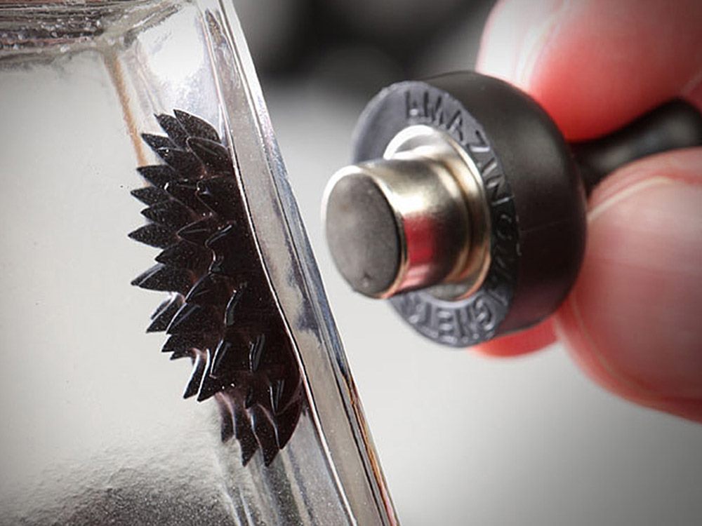 Magnetic Liquid Ferrofluid Display Bottle