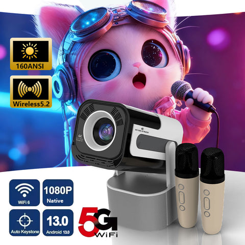 APEC KTV Karaoke Home Theater Projector Up To 130 inch