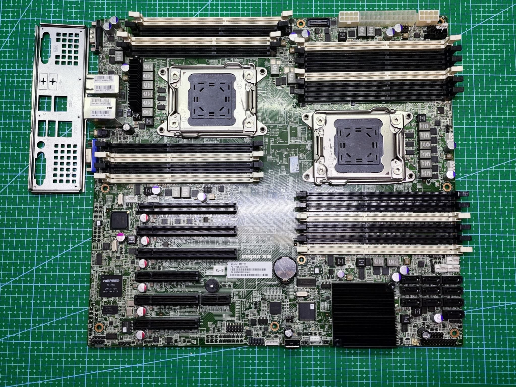Workstation E-ATX Inspur M2220 Dual CPU X79 motherboard