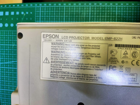 Projector Epson EMP-822H For Home Use Projectors