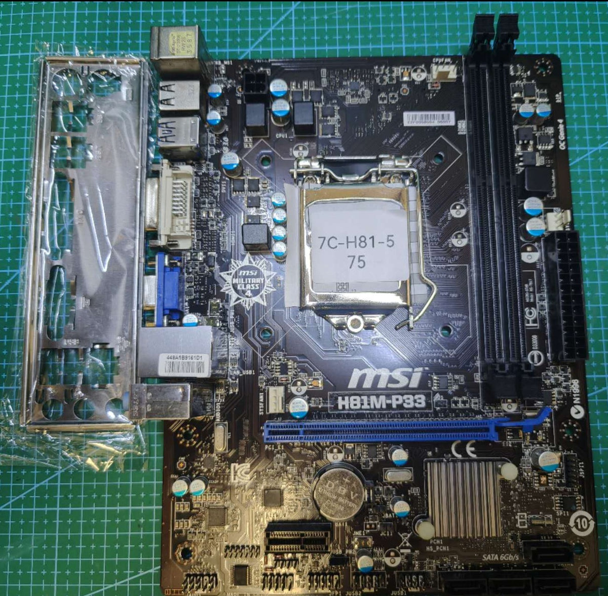 #MSI H81 Motherboard # LGA 1150 Intel 4Gen 5Gen / B85 Q87 H97 Z97