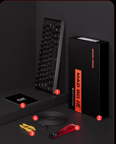 Pro 68 Gaming Hall-Effect Keyboard 8000Hz / Rapid Trigger / Full Aluminum - detail photo