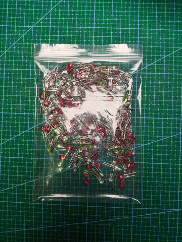 AEPC 50g Mixed LEDs Grab Bag (Through-Hole, Various Colours)