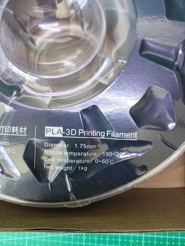 Silver 3D Printer Filament PLA
