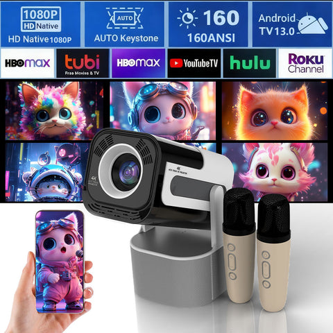 APEC KTV Karaoke Home Theater Projector Up To 130 inch