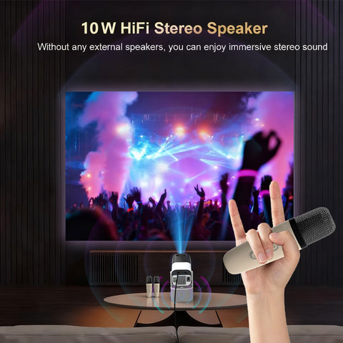 APEC KTV Karaoke Home Theater Projector Up To 130 inch