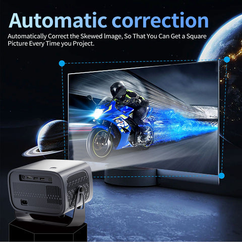 APEC A10 PRO Home Projector 4K hard decoding WIFI BT up to 130 inch