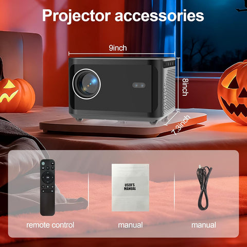 APEC A540 PRO Home Projector 4K hard decoding WIFI BT up to 130 inch