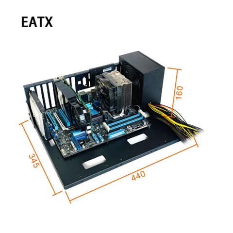 AEPC SF1 PRO Open PC Case Frame E-ATX/ATX/ITX Test Bench - main part view