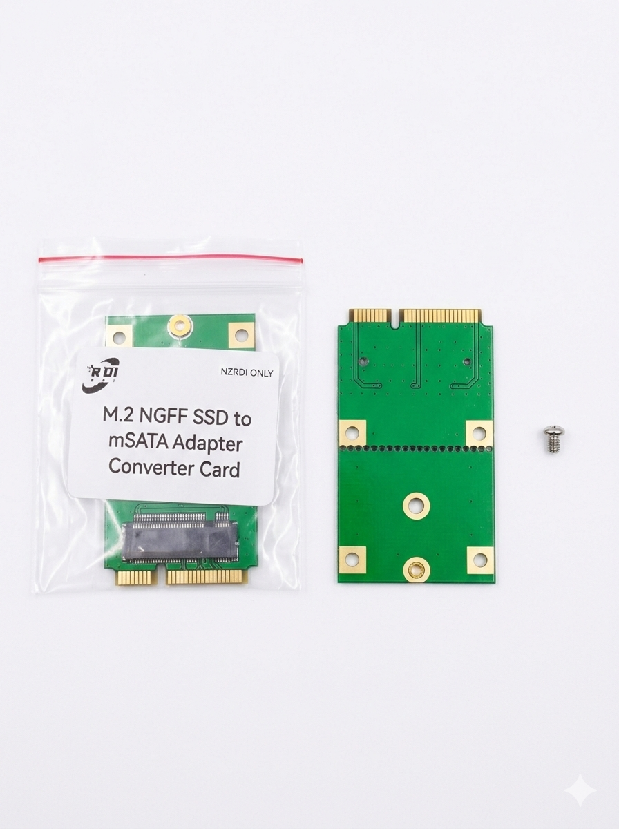 M.2 NGFF SSD to mSATA Adapter Converter Card - main part view