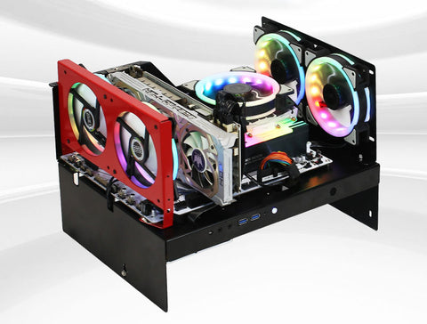 PC Test bench Open Frame With USB 3.0 power button and Audio