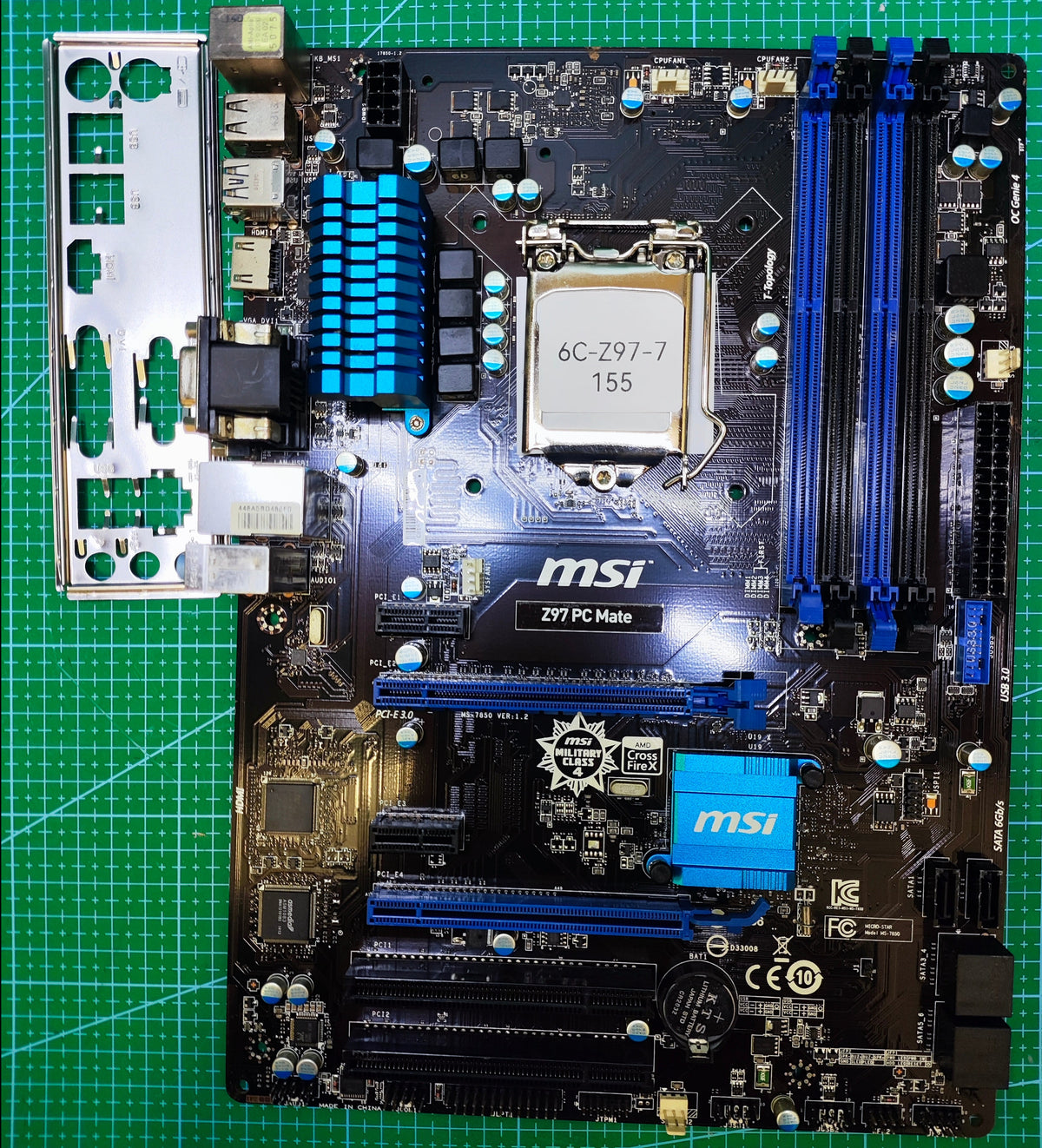 #MSI Z97 Motherboard # LGA 1150 Intel 4Gen 5Gen / B85 Q87 H97 H81
