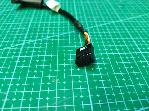 USB 3.0 20-Pin to USB 2.0 9-Pin Front Panel Adapter Cable - 15cm - additional detail photo 4