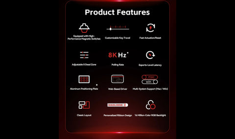 Pro 68 Gaming Hall-Effect Keyboard 8000Hz / Rapid Trigger / Full Aluminum - additional detail photo 5