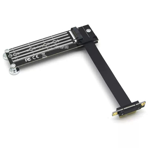PCIe x1 to M.2 NVMe SSD Adapter Cable – PCIe 3.0 (20cm)