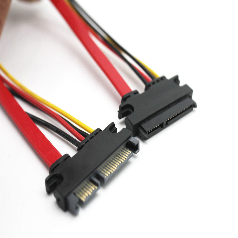 22-Pin SATA Male to Female Cable - main adapter or cable view
