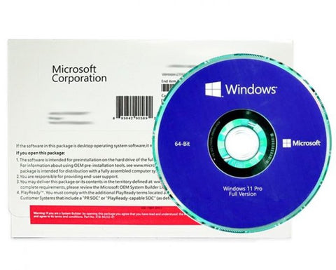 Microsoft Windows 11 Professional 64bit OEM Eng Intl 1PK DSP OEI DVD