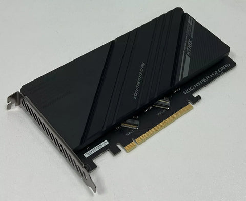 ASUS ROG HYPER M.2 CARD PCIE NVME Compatible with 4X M.2 hard drives